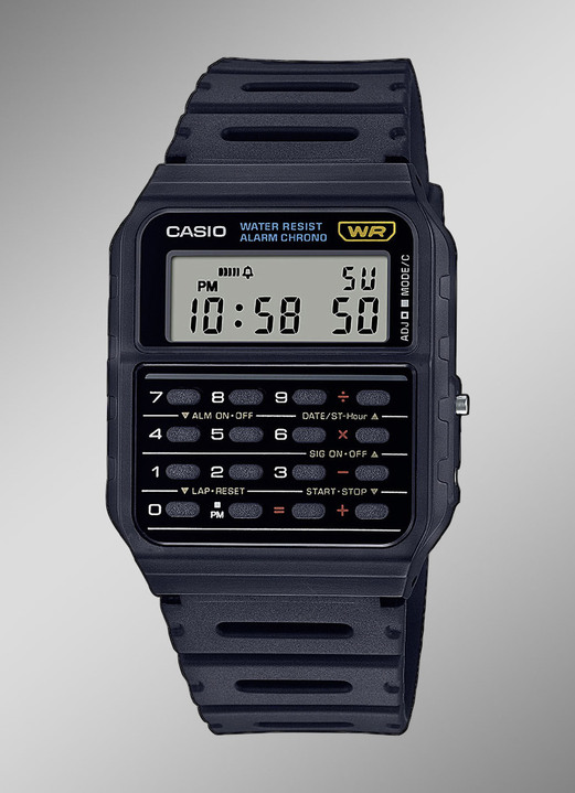 Casio - Taschenrechneruhr, in Farbe  Ansicht 1