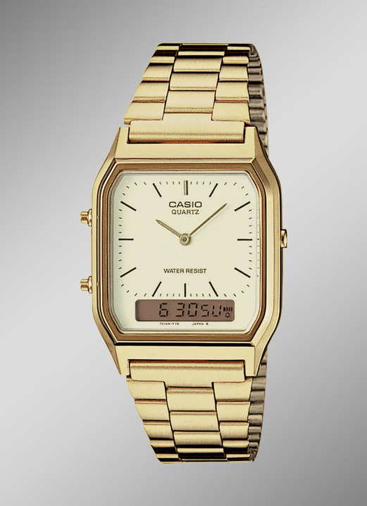 Casio - Casio vintage quartz herenhorloge, in Farbe  Ansicht 1