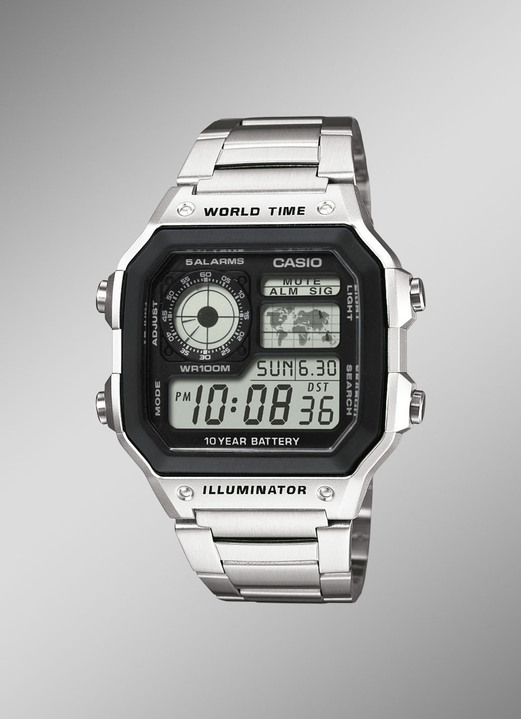 Casio - Digital-Herrenuhr, in Farbe  Ansicht 1
