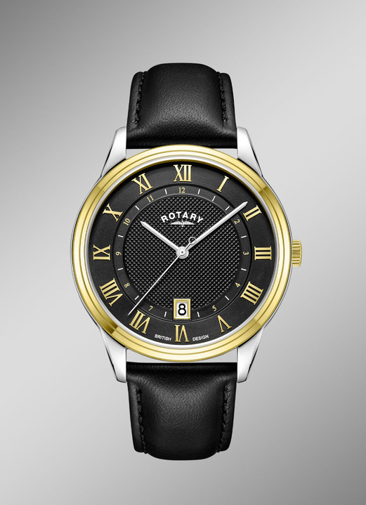 Rotary - Quartz-Herrenuhr, in Farbe  Ansicht 1