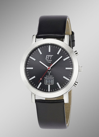 Radiogestuurd herenhorloge met zonne-energie