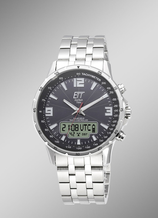 Funkuhren/Solaruhren - Funk-Solar-Herrenuhr, in Farbe  Ansicht 1