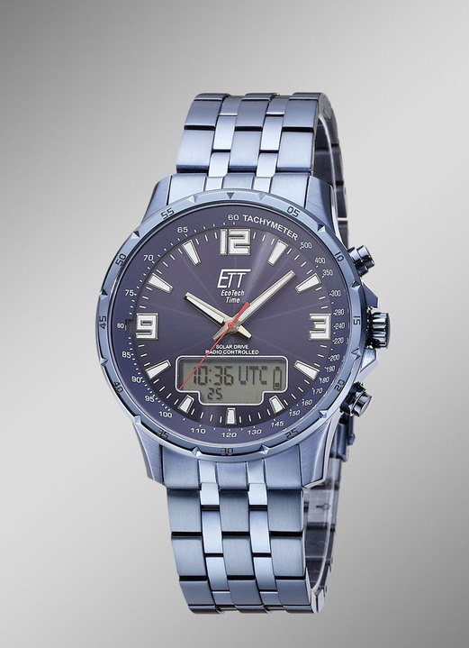 Funkuhren/Solaruhren - Funk-Solar-Herrenuhr, in Farbe  Ansicht 1