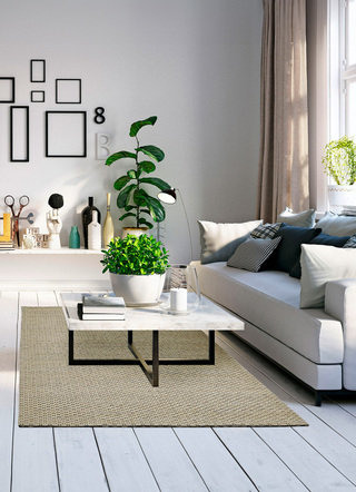 Plat geweven tapijt gemaakt van 100% wol