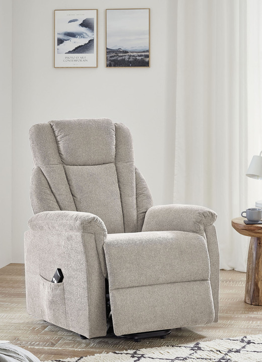TV-Sessel / Relax-Sessel - TV-Sessel, MT und ASH, in Farbe CREME Ansicht 1