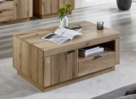 Salontafel met 2 deuren en lade