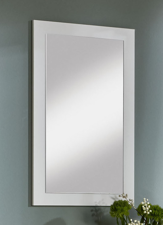 Garderobenmöbel - Garderobens-Set, 5-teilig, in Farbe WEISS, in Ausführung Wandspiegel Ansicht 1