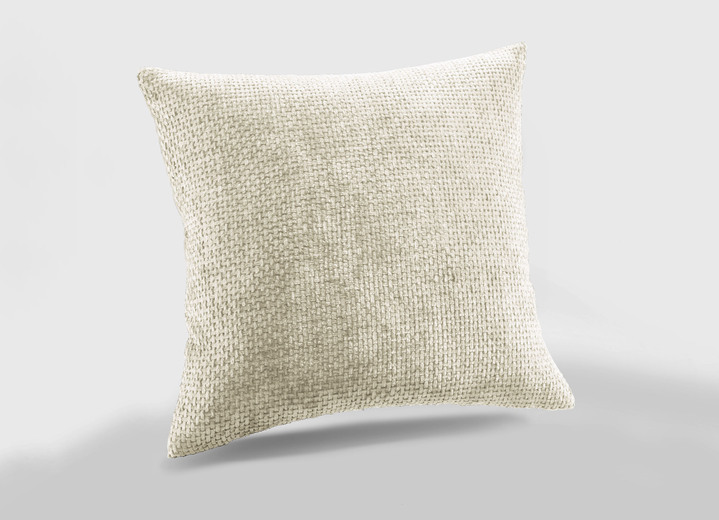 Decoratiekussens & slopen - Stoelkussens en kussenslopen, in Größe 905 (kussensloop, 40 x 40 cm) bis 915 (stoelkussen, 38x38x 4 cm), in Farbe NATUR Ansicht 1