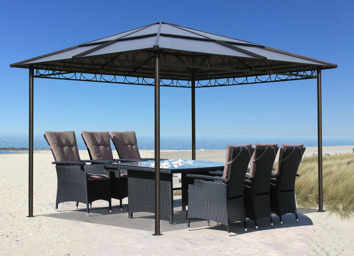 Pavillons - Hardtop-Pavillon, 3x3m, in Farbe ANTHRAZIT Ansicht 1