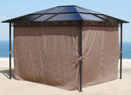 Zijwandset, 4-delig, voor hardtop paviljoen