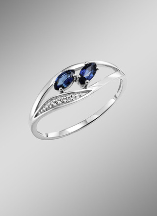 Damenring Weißgold 585/-
