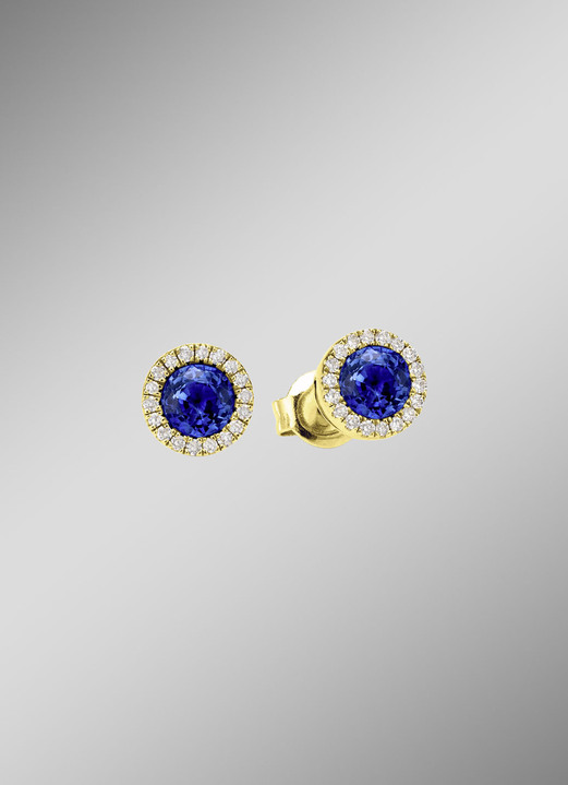 Ohrschmuck - Ohrstecker Gold 585/-, in Farbe  Ansicht 1