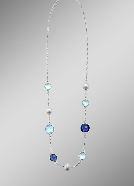 Halskettingen - Tijdloze schoonheid: erwtenketting set met beh. kwarts, in Farbe NEE, in Ausführung Halsketting, 45 cm lang Ansicht 1