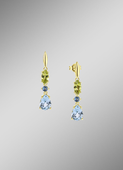Ohrschmuck - Ohrstecker Gold 585/-, in Farbe  Ansicht 1
