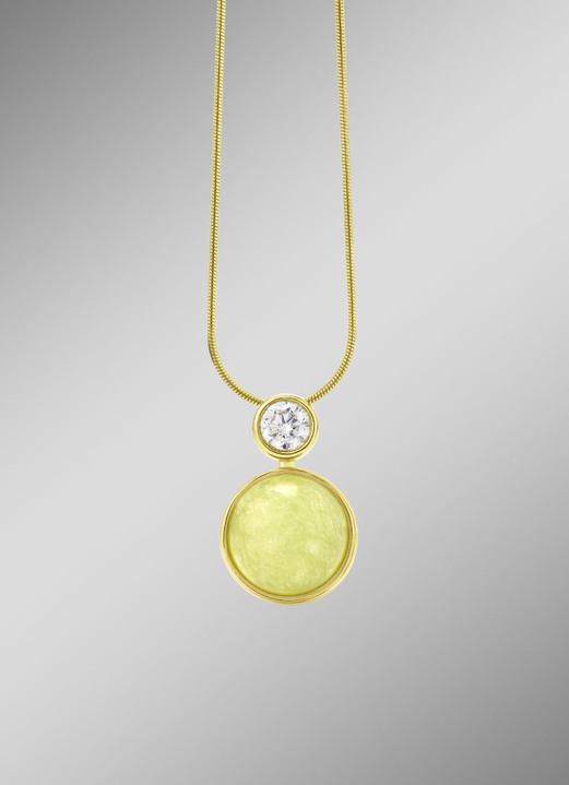 Hangers - Groene pracht in een elegant design: hanger met echte aventurijn, in Farbe  Ansicht 1