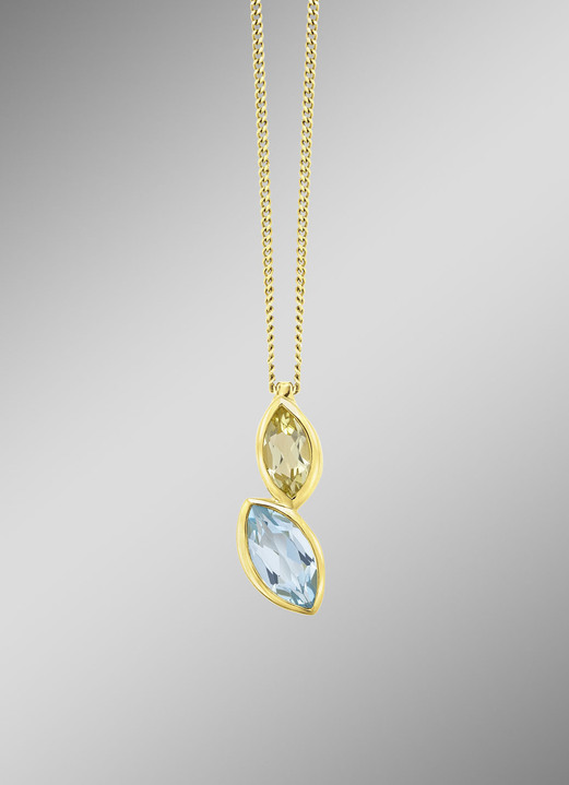 Anhänger - Anhänger o. K. Gold 375/-, in Farbe  Ansicht 1