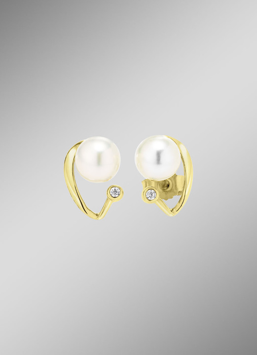 Ohrschmuck - Ohrstecker Gold 585/-, in Farbe  Ansicht 1