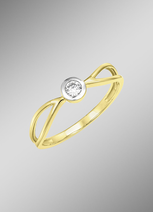 Ringe - Damenring Gold 375/-, in Größe 160 bis 220, in Farbe  Ansicht 1