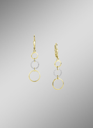 Oorbellen goud 585/-
