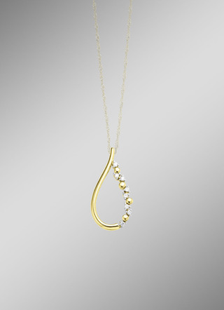 Hanger o. K. Goud 375/-