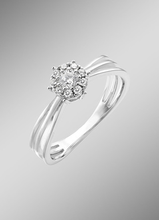 Damesring zilver 925/-