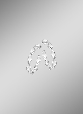Oorringen zilver 925/-