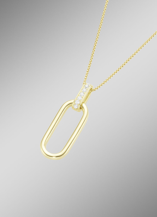 Hangers - aanhangwagen m. K. Zilver 925/-, in Farbe  Ansicht 1