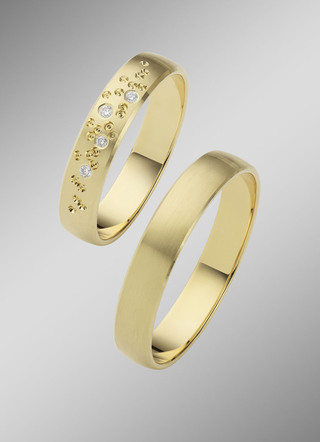 Brillant-Trauring 585/-