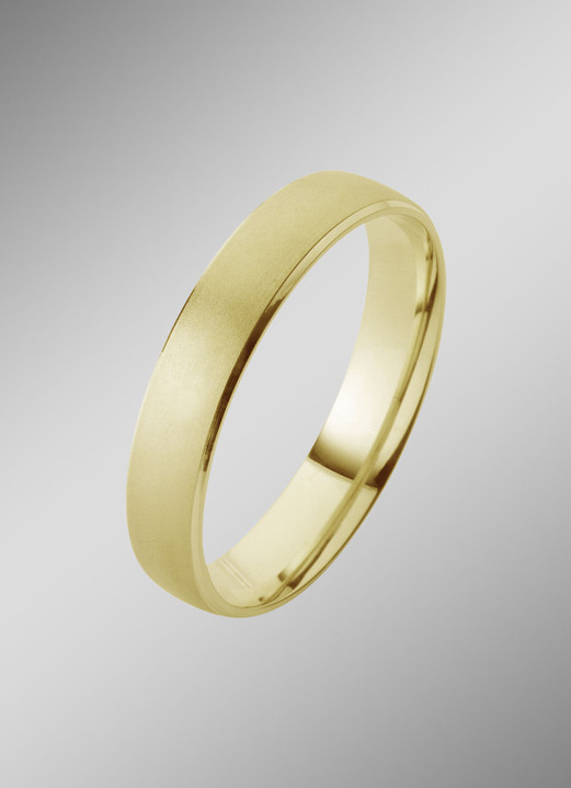 Trouwringen - Elegante trouwring in goud, in Größe 160 bis 240, in Farbe  Ansicht 1