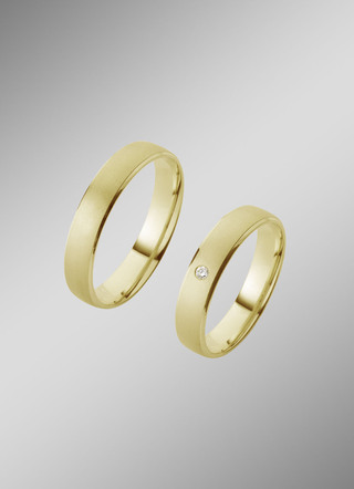 Elegante trouwring in goud
