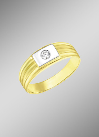 herenring in bicolor design