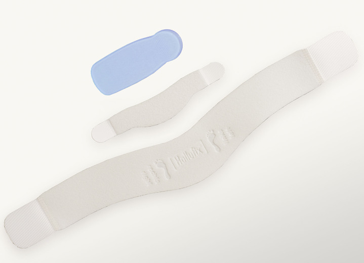 Gezonde voeten - Vervangende set, 3-delig, voor Hallux valgus spalk Classic, in Farbe GRAU-MINT