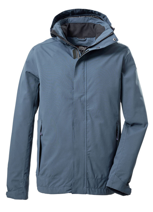 Funktionsjacken - Herren-Funktionsjacke, in Größe 48 (S) bis 64 (6XL), in Farbe STAHLBLAU Ansicht 1