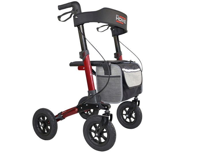 Rollators & rolstoelen - buiten rollator, in Farbe ROT Ansicht 1