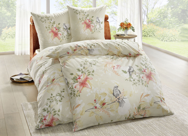 Beddengoed - Beddengoedset, in Größe 111 (40/80 cm + 135/200 cm) bis 412 (4-delige spaarset, 2x 80/80 + 2x 135/200 cm), in Farbe VANILLE Ansicht 1