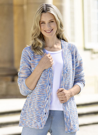 Cardigan met een geweldig melange-effect