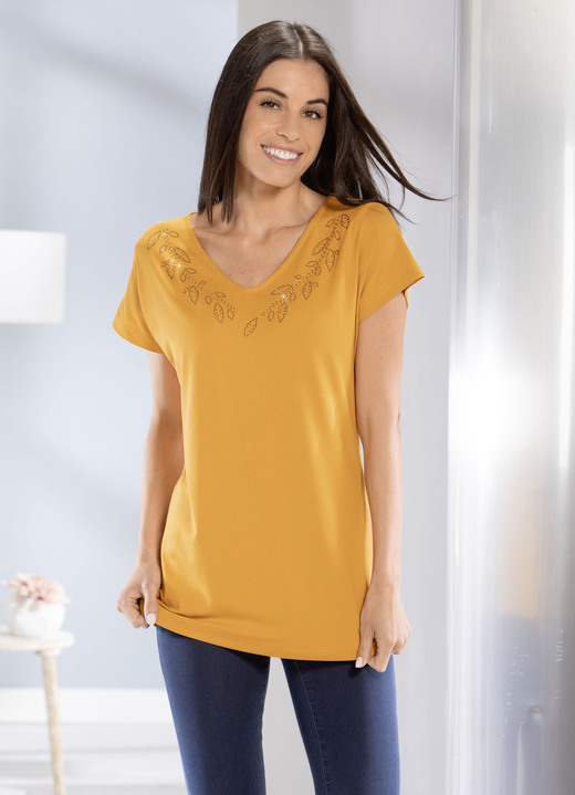 Korte mouw - Shirt Korte mouw - Shirt, in Größe 040 bis 056, in Farbe MAÏS GEEL