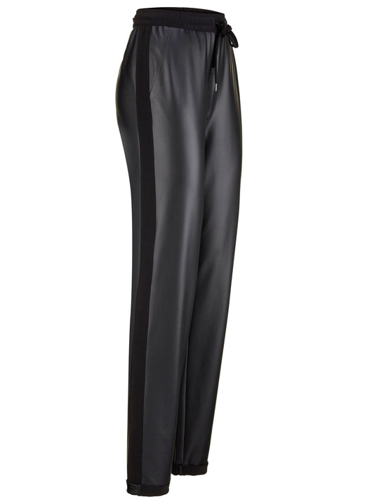 Broeken - Broek in joggingstijl Broeken - Broek in joggingstijl, in Größe 018 bis 050, in Farbe SCHWARZ