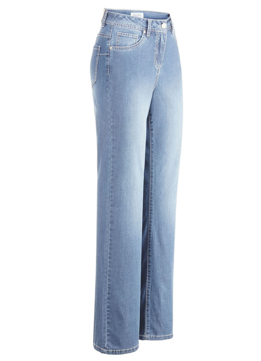 Hosen mit Knopf- und Reißverschluss - Jeans, in Größe 017 bis 050, in Farbe HELLBLAU Ansicht 1