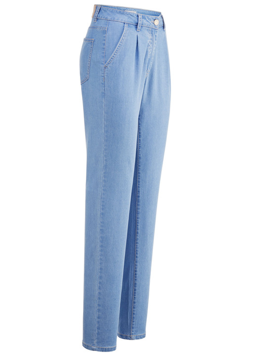 Hosen mit Knopf- und Reißverschluss - Jeans, in Größe 017 bis 050, in Farbe HELLBLAU Ansicht 1