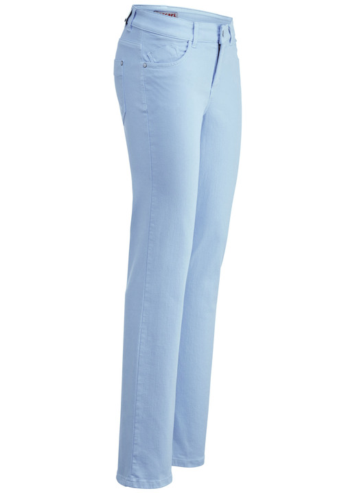 Jeans - Magische jeans in 5-pocket-stijl Jeans - Magische jeans in 5-pocket-stijl, in Größe 017 bis 050, in Farbe HELLBLAU