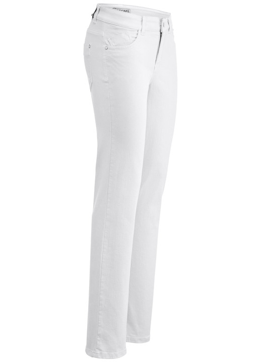 Jeans - Magische jeans in 5-pocketsmodel Jeans - Magische jeans in 5-pocketsmodel, in Größe 017 bis 050, in Farbe WEISS