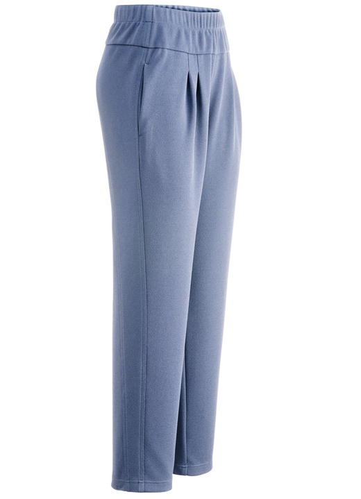 Broeken met elastische band - Broek in een comfortabel pull-on-model Broeken met elastische band - Broek in een comfortabel pull-on-model, in Größe 018 bis 052, in Farbe HELLBLAU
