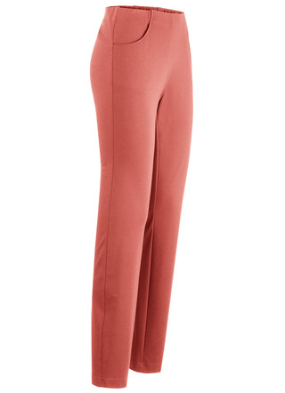 Broek met uitgesneden tailleband