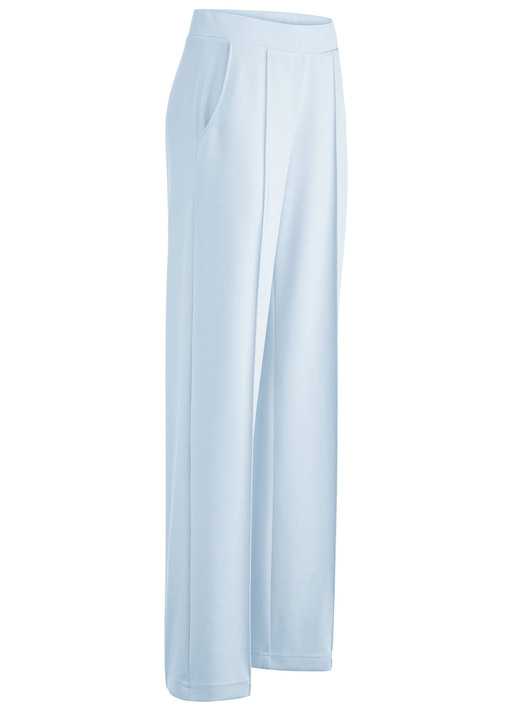 Broeken met elastische band - Broek in een modieuze wijdte Broeken met elastische band - Broek in een modieuze wijdte, in Größe 018 bis 052, in Farbe HELLBLAU