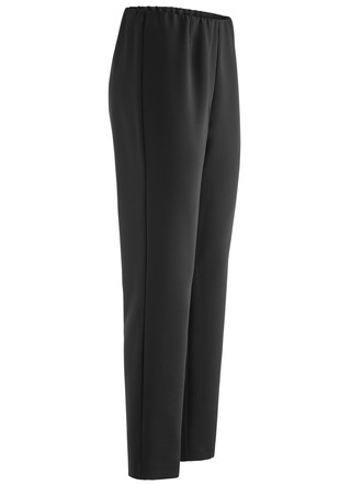 Enkellange broek met een uitgesneden tailleband