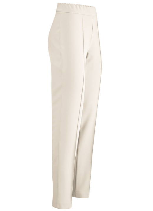 Broeken met elastische band - Broek met smalle zoom Broeken met elastische band - Broek met smalle zoom, in Größe 018 bis 052, in Farbe BEIGE