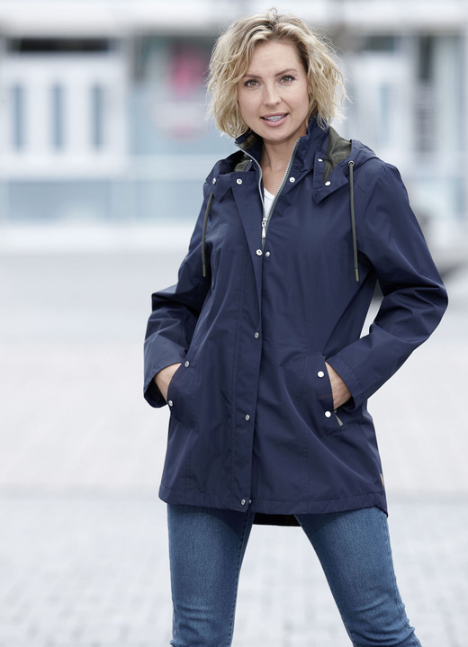 Kort - Functionele jas, in Größe 038 bis 054, in Farbe NAVY Ansicht 1