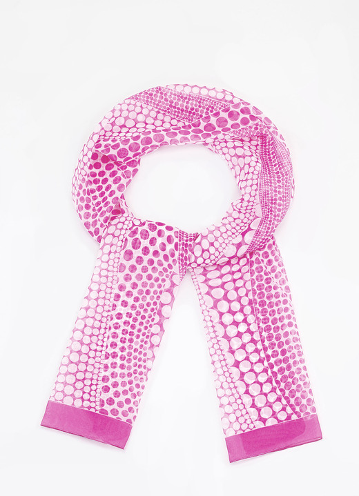 Schals - Schal, in Farbe PINK-WEISS Ansicht 1