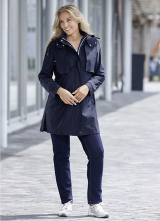Functionele trenchcoat met riem